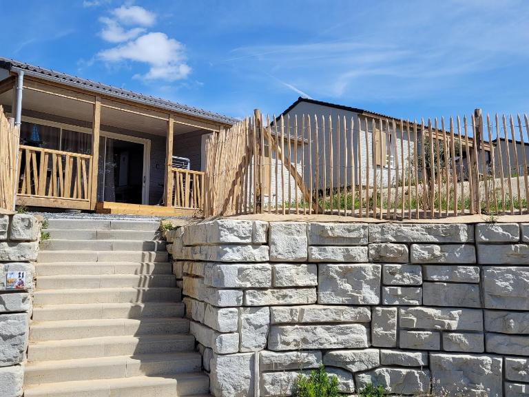 Chalet 2 chambres au calme avec terrasse en Bretagne - FR-1-783-15 - Ferienwohnung Arzal