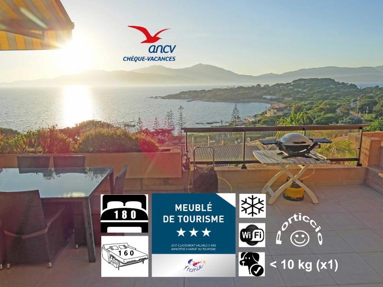 Douceur du soir - Duplex 45m2 - Terrasse - Jardinet - Wifi fibre - Plage à pied - B&B Porticcio