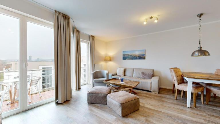 Residenz Bel Vital 46 in Binz, strandnahe FeWo mit Balkon - Bed and Breakfast Ostseebad Binz
