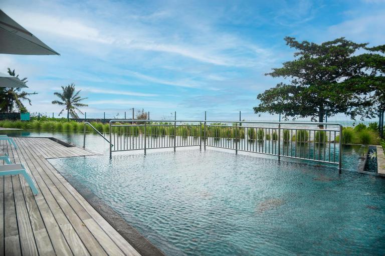 Ocean Point Beachfront Residences - Apartment A1 - Ferienwohnung Pointe aux Piments
