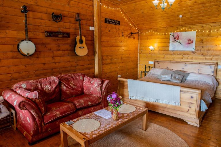 Blossom Cabin - Little log Cabin in Wales - B&B Newtown