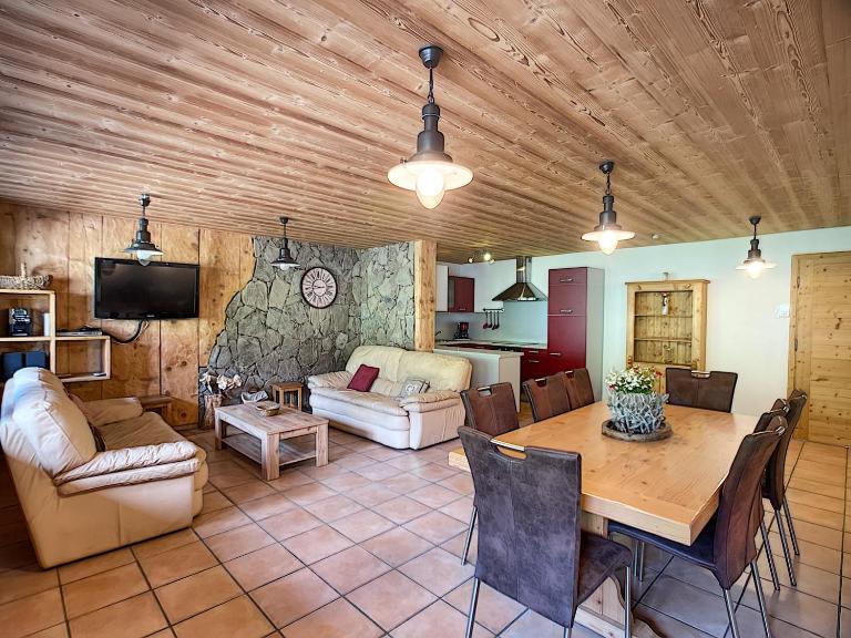 Rossin - appartement - 8 pers - ski-in-out - Ferienwohnung Les Gets