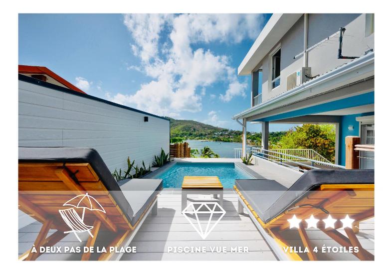 Sublime Villa Piscine - Trésor de la Baie - B&B La Trinité