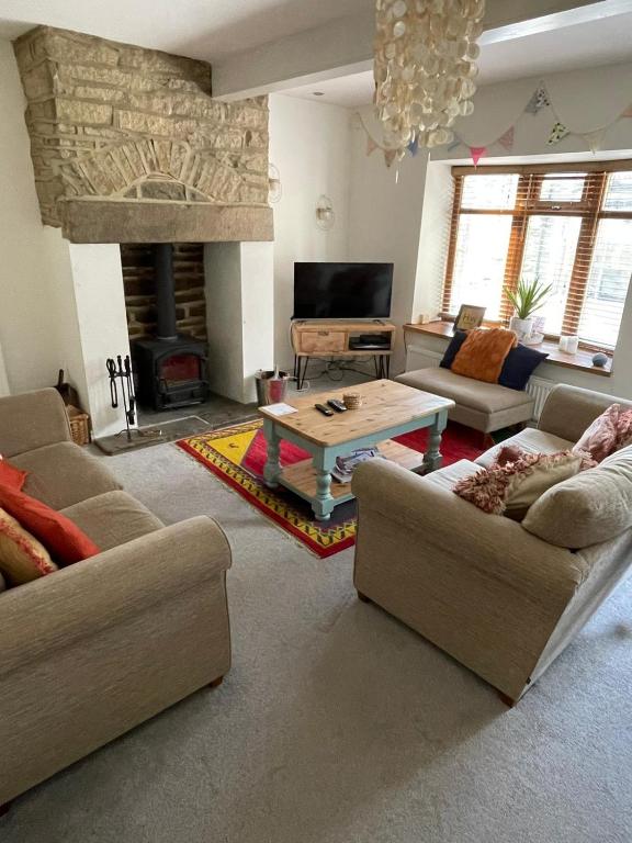 Wuthering Cottage - Central, Stylish, Cosy, Comfy - B&B Haworth