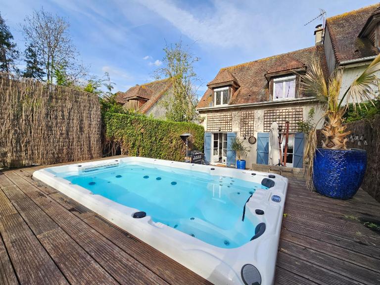 Maison familiale 12 couchages, spa et terrasse - B&B Deauville