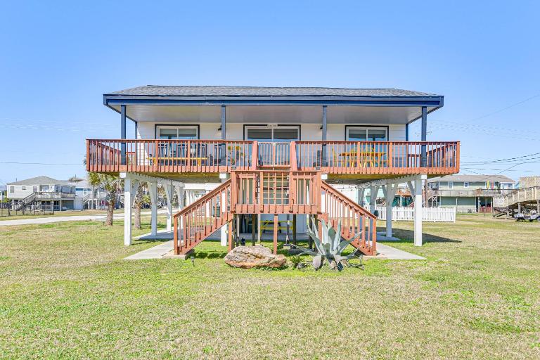 Enjoy the View, Walk to Beach! Galveston Hideaway - Ferienwohnung Galveston