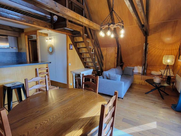 Chalet 5 personnes, proche ski et rando, balcon sud, TV, lave-linge - FR-1-393-165 - Ferienwohnung Saint-Michel