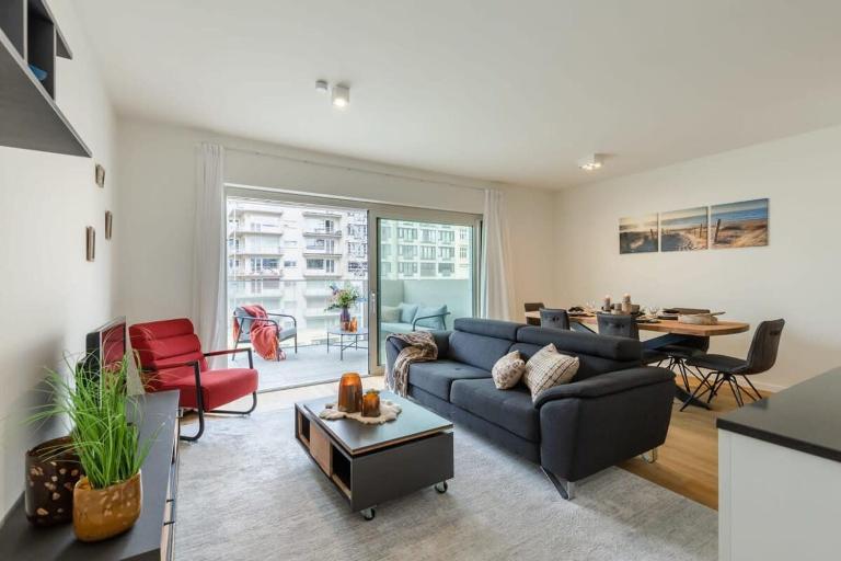 Lovely apartment with terrace and sea view - Ferienwohnung Ostende