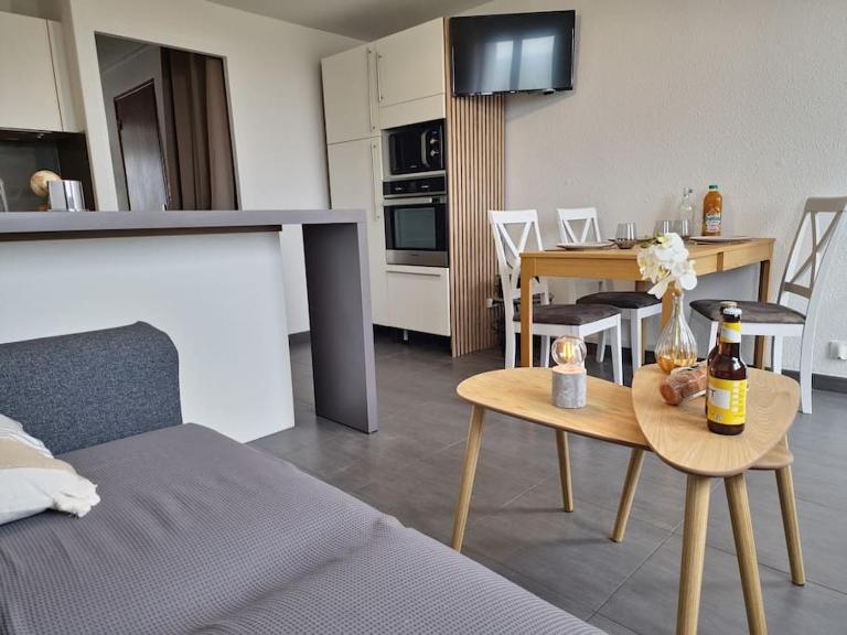 La cabine du Port, cosy, vue mer, plage à 100m - Ferienwohnung Trégunc