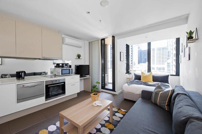 A Modern Studio Right Next to Southern Cross - Chambres d'hôtes Melbourne