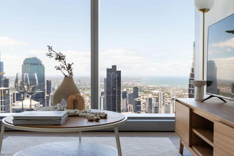 A 2BR Apt with Stunning City Views FREE Parking - Chambres d'hôtes Melbourne