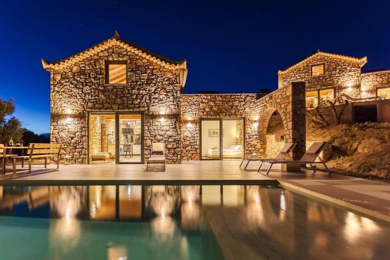 Gerakada Exclusive-Seaview Villa with Private Pool - Ferienwohnung Koróni