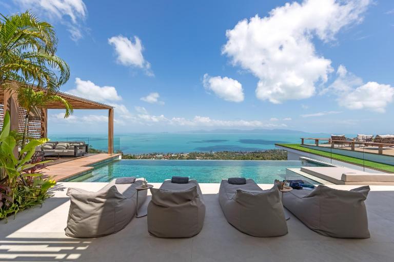 Stunning Tropical Seaview Villa - B&B Mae Nam Beach