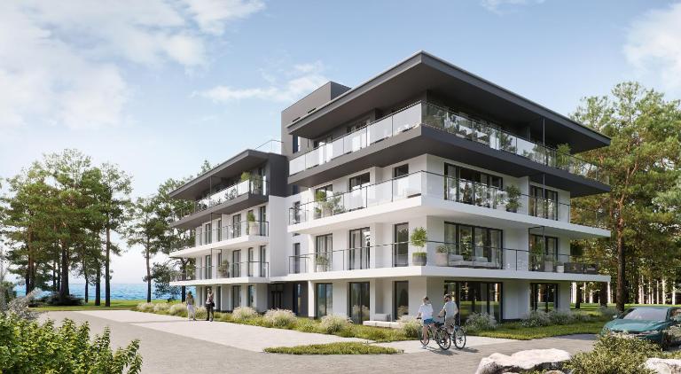 HEVENIA Pogorzelica - APARTAMENT 3 Z BEZPOŚREDNIM WIDOKIEM NA MORZE - Ferienwohnung Pogorzelica