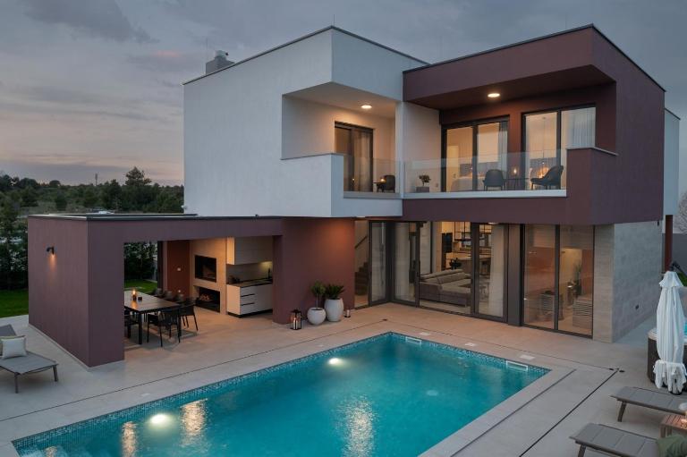 New Villa 55 - Vrsi heated pool jacuzzi sauna - B&B Vrsi