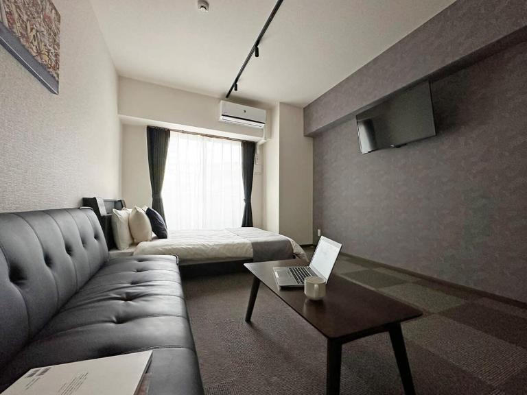 Nagomi by b hotel - Well-Furnished with balcony Apt for 3 Ppl - B&B Hiroshima