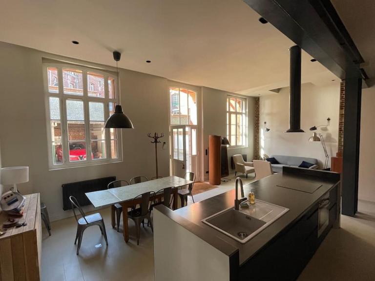 Loft convivial et spacieux, comme une maison - Chambres d'hôtes Dieppe
