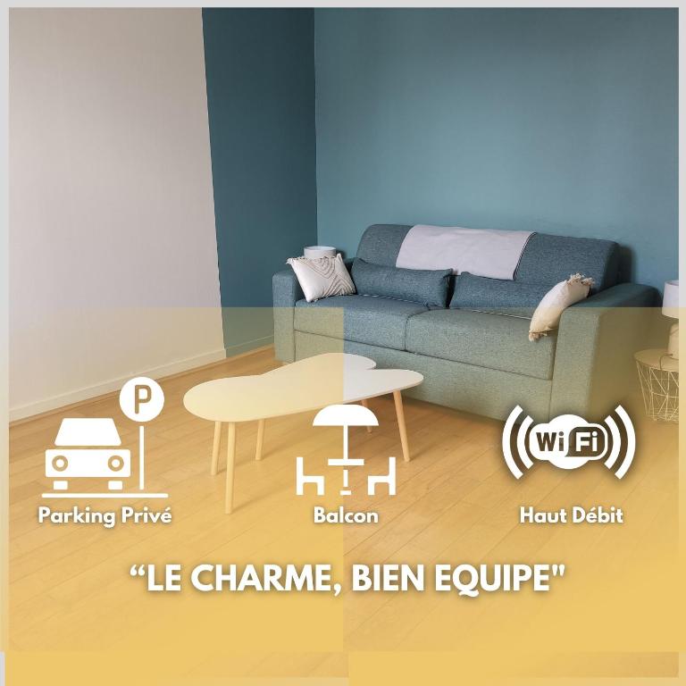 Le charme Centre Parking wifi - Chambres d'hôtes Châteauroux