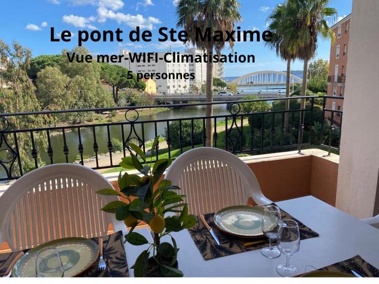 Ste Maxime T3 Terrasse vue mer et avec piscine - Ferienwohnung Sainte-Maxime