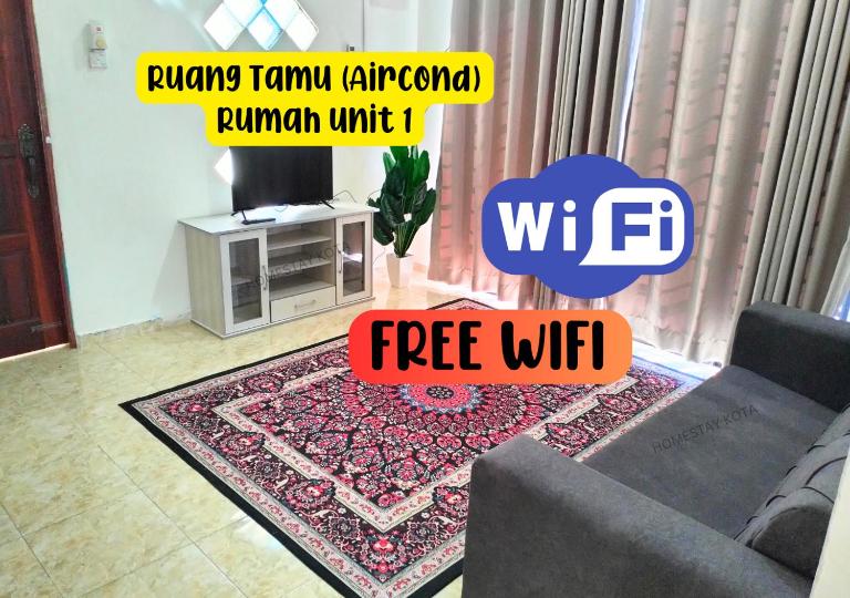Homestay Kota, Kuala Terengganu FREE WIFI - Bed and Breakfast Kuala Terengganu