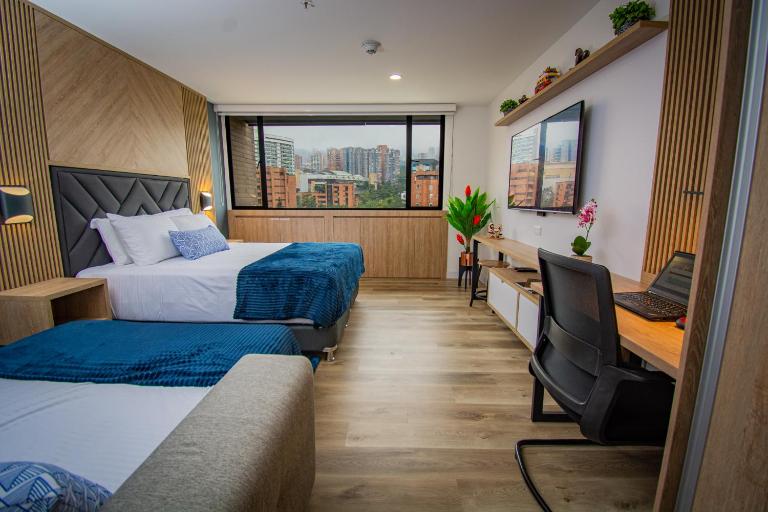 Unique Suite in El Poblado CoWork/ GYM / Fast WiFi - B&B Medellín
