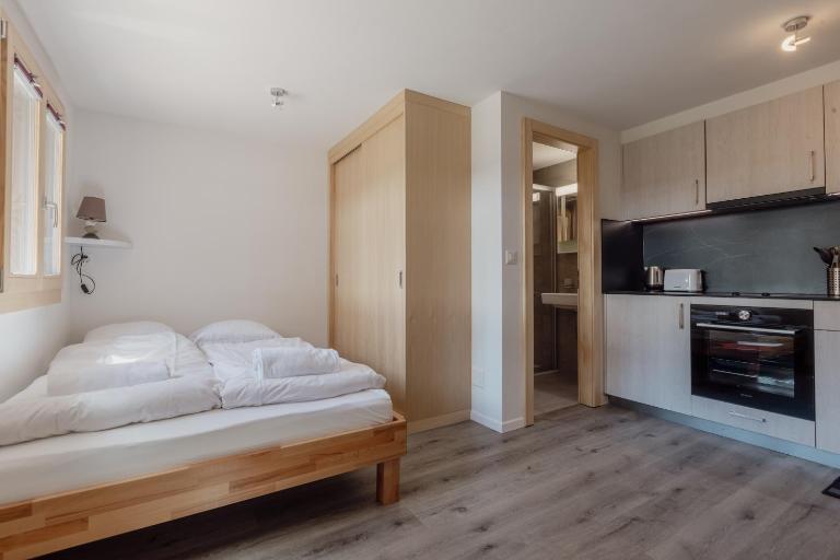 Charmant studio rénové à Grimentz - Bed and Breakfast Grimentz
