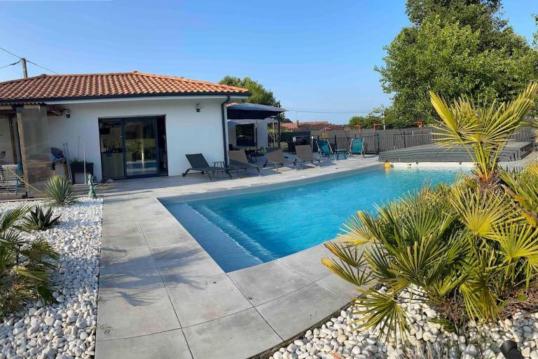 Magnifique villa avec piscine à 20 min de hossegor - Ferienwohnung Saint-Geours-de-Maremne