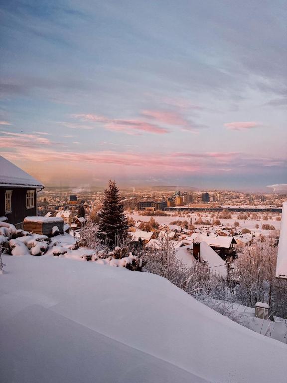 Apartment in Lillestrøm with free parking and great view, sleep 3 people - Chambres d'hôtes Lillestrøm