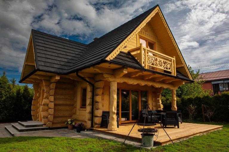 Chata Czarny Kot z jacuzzi i sauną - Chambres d'hôtes Janowice Wielkie