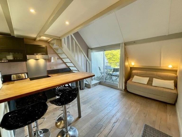 Studio mezzanine, balcon vue mer, animaux admis, parking, Saint-Pierre-Quiberon - FR-1-478-82 - B&B Saint-Pierre-Quiberon