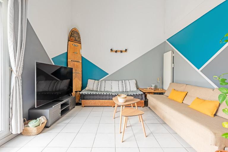 Le Surf : Triplex (T4) parking, rooftop et clim - B&B Tolosa