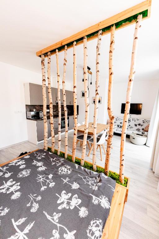 Apartmán v centru Železné Rudy se zahrádkou - Chambres d'hôtes Železná Ruda