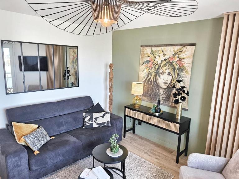 T2 design proche gare/Intra-M/Sillon, garage privé - B&B Saint-Malo