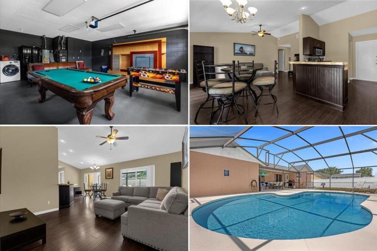 5Bd 2 Bath with Gameroom & Pool 1 story House - Ferienwohnung Orlando