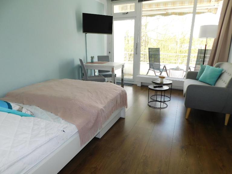 Strandnahes Appartement Ostseescholle mit Balkon , Parkplatz - Ferienwohnung Timmendorfer Strand