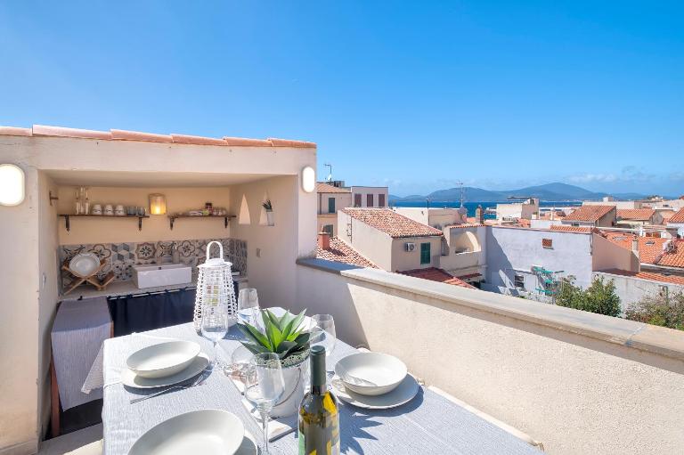 Terrazza del Convento - Seeview private terrace apartment - B&B Alghero