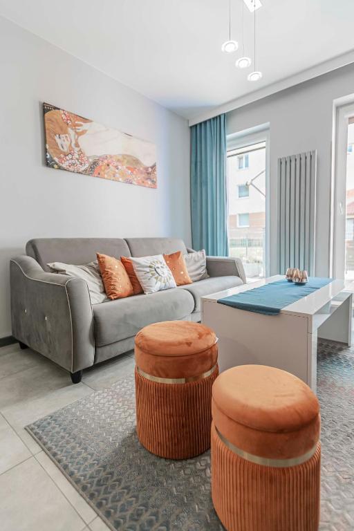 Apartament Riwiera dla 2 par i 2 dzieci, 300 m od plaży - Chambres d'hôtes Władysławowo