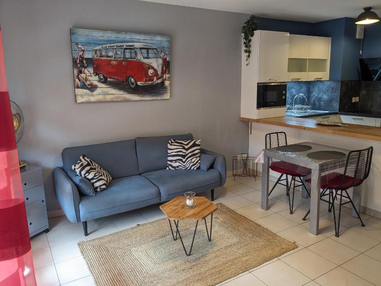 Charmant appartement de 41m2 avec linges de maison et ménage compris, 2 pièces à Lamalou-les-Bains pour 2 personnes - Chambres d'hôtes Lamalou-les-Bains
