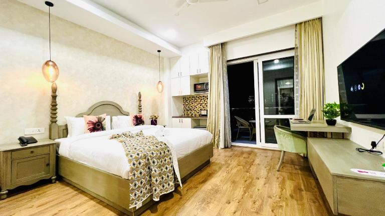 BluO Luxury Stay - Medicity - Balcony, Tub, TT - Chambres d'hôtes Gurgaon