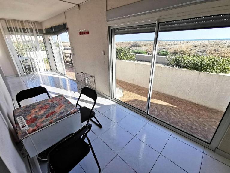 Résidence Les Aigues Marines - Appartement 3 pièces pour 7 personnes avec Wifi face à la mer à Port Leucate en rez de chaussée. réf: 1AM_102 MAE-5854 - B&B Port Leucate