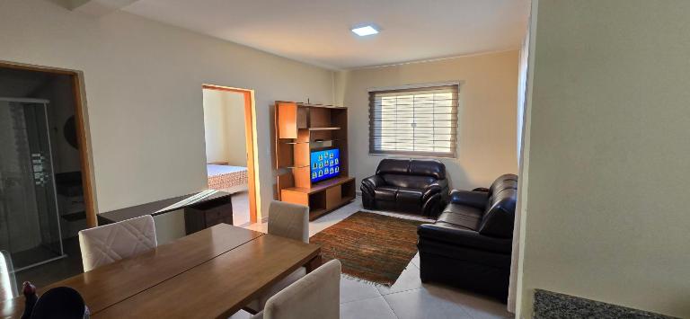 Apartamento mobiliado com vista da linda Serra Mantiqueira - B&B Cruzeiro