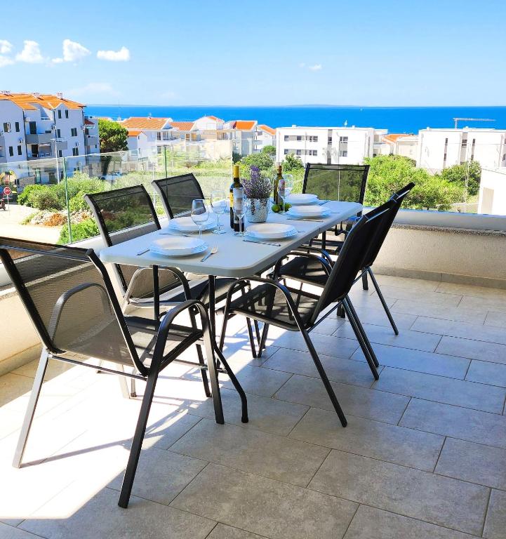 Adriatic sea apartment with incredible sea view! - B&B Novalja