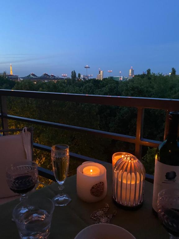 3 bedrooms with Tour Eiffel view - Chambres d'hôtes Issy-les-Moulineaux