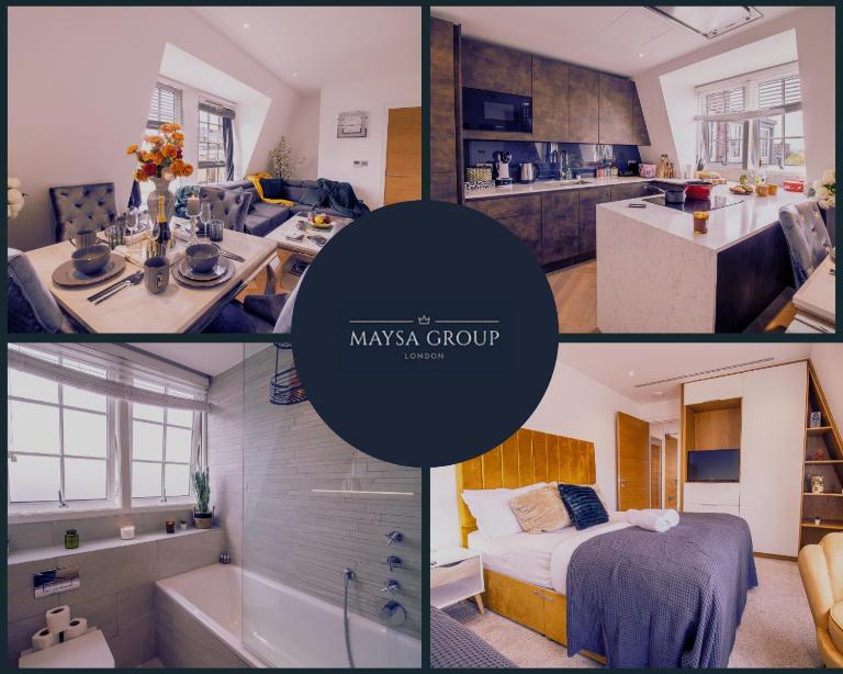 Luxurious 1-Bedroom Penthouse in Marble Arch 71 - B&B Londra