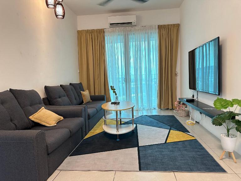 Spacious 3BR I Meritus Perai l Family & Nice View - Bed and Breakfast Perai