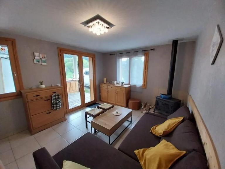 Appartement cosy à Les Belleville 48 m² avec terrasse privée - B&B Planvillard