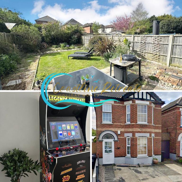 The Capstone Retreat - Beautiful Detached Family Home By Coastline Retreats, Arcade Machine, Parking, BBQ - B&B Bournemouth