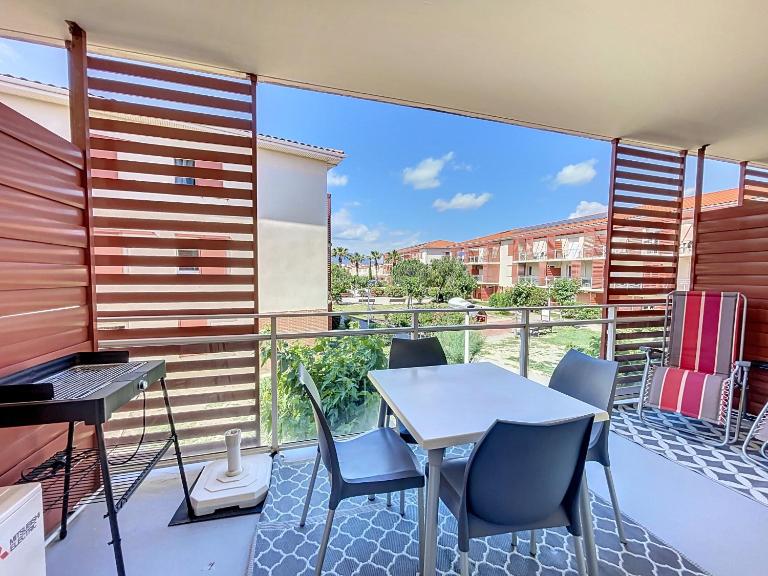 APPA3284-appartement 4 couchages avec piscine - B&B Argeles