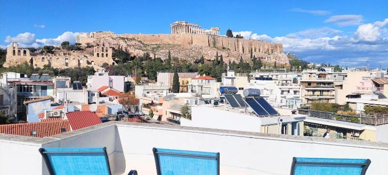 Awesome Acropolis view apartment - B&B Atenas