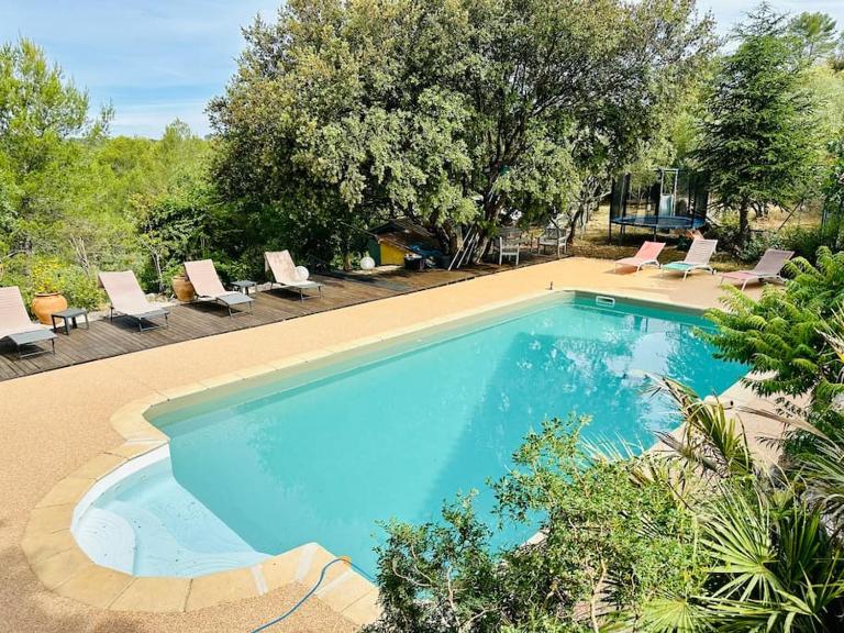 Villa Les Ruches - Piscine & Clim - Ferienwohnung Bras